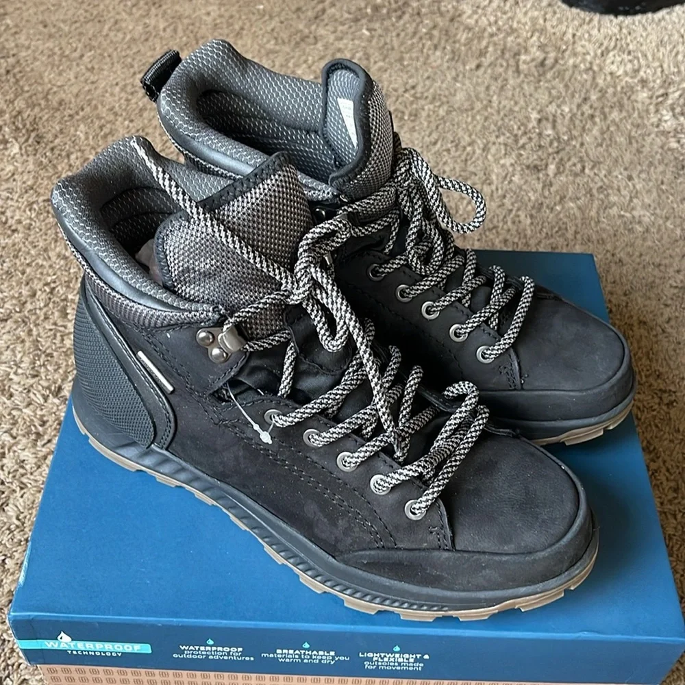 BareTraps Charles Waterproof Leather Lace-Up 8.5 - Picture 4 of 12